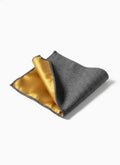 Silk-Lined Wool Pocket Square